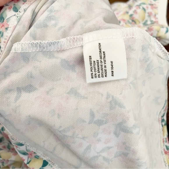 Walter Hagen Fresco Ditsy Lemon Polo Shirt Women's Size L Scalloped Short Sleeve - Picture 5 of 9